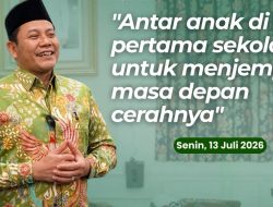 Hari Pertama Masuk Sekolah, Bupati Subandi Titip Pesan untuk Guru, Orang Tua dan Siswa Baru