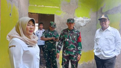Dandim 0828/Sampang dan Wakil Bupati Tinjau Pelaksanaan TMMD ke-129 di Desa Panyepen
