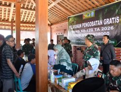 Terima Proyek Pembangunan TMMD ke 129, Dansatgas Percepat Roda Pembangunan Desa Bulu Lor