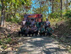 Cegah Karhutla, Polsek Malo dan Perhutani Edukasi Warga Sekitar Hutan