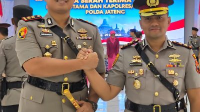 AKBP Haris Munandar Resmi Jabat Kapolres Wonogiri, Tongkat Estafet Kepemimpinan Beralih dari AKBP Wahyu Sulistyo