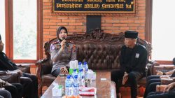 Ajak Jaga Kerukunan dan Jogo Bojonegoro, Kapolres AKBP Yenni Diarty Sambangi Padepokan PSHT