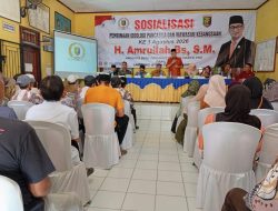 Anggota DPRD Lampung Fraksi PKS, H.Amrullah Bs, Gelar Sosialisasi Pembinaan Ideologi Pancasila dan Wawasan Kebangsaan di Desa Candimas