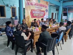 Kapolsek Jabon Silaturahmi dengan Tokoh Agama dan Masyarakat di Ruwat Desa Keboguyang