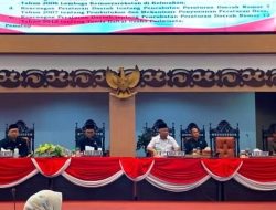 Gelar Paripurna, DPRD Kabupaten Mojokerto Dengarkan Jawaban Eksekutif atas Pandangan Fraksi terhadap Lima Raperda