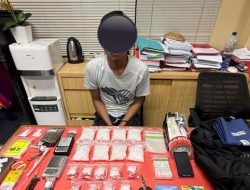 Ditresnarkoba Polda Bali Ringkus Pria Pengedar 800 Gram Sabu di Homestay Denpasar