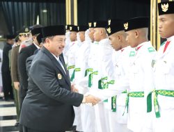 Diiringi Prosesi Sakral, Warsubi Kukuhkan Putra-Putri Terbaik Jombang Jadi Paskibraka 2026