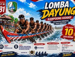 Rayakan HUT ke-81 RI, Warga Banyuanyar Sampang Adu Cepat di Lomba Dayung Berhadiah Rp10 Juta