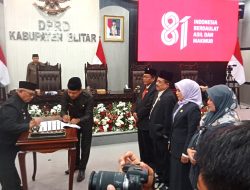 DPRD Kabupaten Blitar Gelar Sidang Paripurna, Sepakati Nota Kesepakatan KUA-PPAS 2027