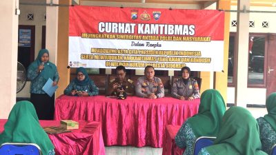 Curhat Kamtibmas di Krian, Polisi Edukasi Warga tentang Bahaya Bullying