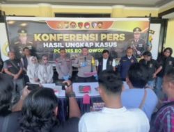 Jajaran Polres Bondowoso Berhasil Bongkar Pencurian dan Penadahan Kendaraan Bodong