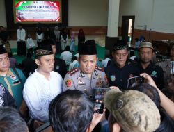 Polres Jombang Gelar Istighosah dan Doa Bersama Perkokoh Sinergitas serta Jaga Kondusivitas Kamtibmas Menjelang Muktamar NU ke-35