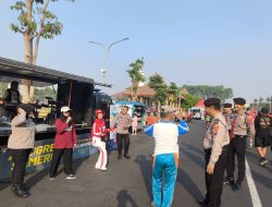 Sat Samapta Polresta Sidoarjo Hadir Amankan Aktivitas Masyarakat saat Olahraga Akhir Pekan
