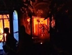 Rumah Hunian Milik Warga Desa Paseban Kecamatan Kencong Jember Hangus Dilalap si Jago Merah
