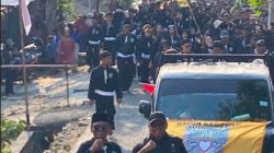Ratusan Warga SH Terate Ranting Kedewan Ikuti Karnaval HUT ke-81 RI