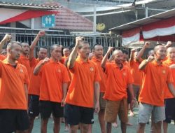 WBP Lapas Sidoarjo Ikuti Senam dan Pengarahan Petugas, Menjaga Kebugaran dan Kedisiplinan