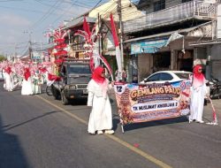 21 TK se Kecamatan Rogojampi Meriahkan Pawai Telur Sambut Kunjungan Mendag RI dan Wagub Jatim di Pasar Rogojampi