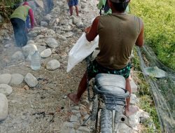 Mantap Warga Sak RT Bangun Jalan 2X500