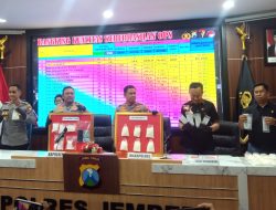 Polres Jember Bongkar 27 Kasus Narkoba, Berhasil Amankan 458 Gram Sabu dan 142 Ribu Ekstasi