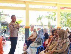 Curhat Kamtibmas di Desa Prambon, Polresta Sidoarjo Ajak Warga Jaga Situasi Kondusif