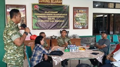 Dandim 0816/Sidoarjo Ajak Insan Pers Perkuat Sinergi Jaga Kondusivitas Wilayah