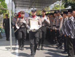 Hingga Sore Masih Berdinas, Iptu Broto Suwarno Berpulang Tinggalkan Duka Mendalam