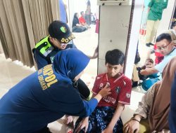 Tim Dokkes Polresta Sidoarjo Patroli Kesehatan, Pantau Kondisi Santri Ponpes di Tanggulangin