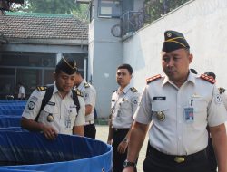Kalapas Sidoarjo Pastikan Ketahanan Pangan Berkelanjutan, Tinjau Budidaya Lele Sistem Bioflok