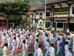 Asah Kemampuan, Personel Polres Wonogiri Jalani Ujian Bela Diri Polri