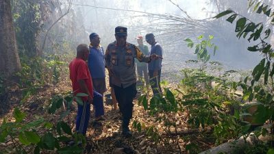 Kebakaran Lahan di Abung Surakarta Tewaskan 1 Warga, Polisi Lakukan Olah TKP