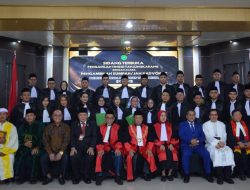 173 Advokat Baru Peradi Lampung Dilantik, Ali Hasan Jadi Termuda