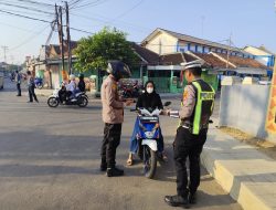 Polres Lampung Utara Gelar Pam Rawan Pagi, Gencar Edukasi Tertib Berlalu Lintas