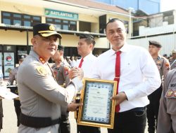 Polres Pelabuhan Tanjung Perak Raih Penghargaan atas Pengungkapan Kasus Terbanyak