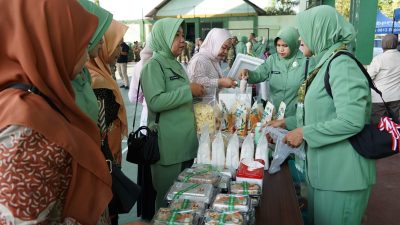 Sambut HUT ke-81 TNI, Kodim Bojonegoro Gelar Bazar Murah untuk Rakyat
