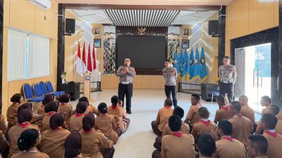 Polresta Sidoarjo Edukasi Siswa SMA Hang Tuah 5 Candi tentang Pemanfaatan AI