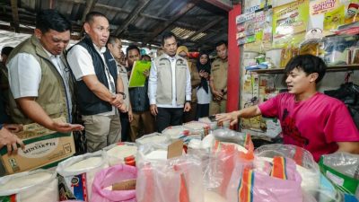 Usut Beras Premium di Atas HET, Satgas Pangan Polda Jatim Sidak Pasar Pucang