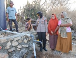 Polres Sumbawa Berikan Bantuan Sumur Bor dan Tangki Air kepada Warga Dusun Omo, Wujud Kepedulian Polri kepada Masyarakat