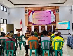 Rapat Pra Pelaksanaan PISEW Digelar di Aula Desa Menampu, Camat Gumukmas Menekankan Kesiapan Pekerjaan Fisik Sebelum Dimulai