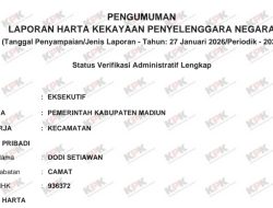 Mengenal Dodi Setiawan, Camat Termuda di Kabupatan Madiun yang Miliki Harta Kekayaan Rp2,2 Milyar‎