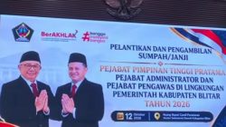 Bupati Rijanto Rotasi 120 Pejabat, Kursi Strategis Pemkab Blitar Bergeser
