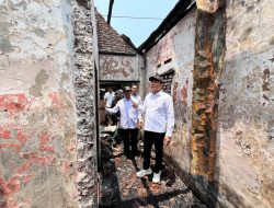 Bupati Subandi Pastikan Dua Rumah Korban Kebakaran di Sukodono Segera Diperbaiki, Target Mulai Pekan Ini