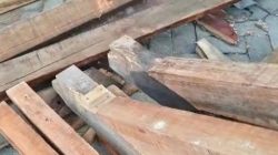 Ramai Diberitakan Revitalisasi SMP 3 Puger Diduga Pakai Kayu Bekas