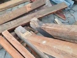 Ramai Diberitakan Revitalisasi SMP 3 Puger Diduga Pakai Kayu Bekas