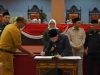 Bupati Gus Barra dan DPRD Kabupaten Mojokerto Menandatangani Persetujuan Terhadap Empat Raperda