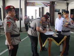 Kapolres Wonogiri Pimpin Sertijab Kabag Ops dan Kasat Reskrim, Tekankan Profesionalisme dan Soliditas