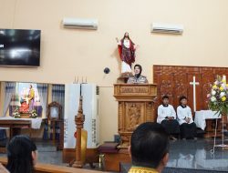 Kapolres Bojonegoro Sambangi Gereja, Serap Aspirasi Jemaat Lewat Minggu Kasih