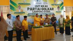 HUT ke-62 Partai Golkar, Ketua DPD Lampung Utara: Golkar Masih Eksis Sebagai Partai Besar