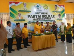 HUT ke-62 Partai Golkar, Ketua DPD Lampung Utara: Golkar Masih Eksis Sebagai Partai Besar
