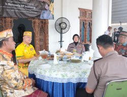 Dang Ike Sambut Kapolres Lampung Utara, Tegaskan LLI Siap Dukung Polri Jaga Kamtibmas