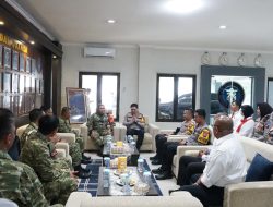 Perkuat Sinergitas, Kapolresta Sidoarjo Kunjungan ke Lanudal Juanda